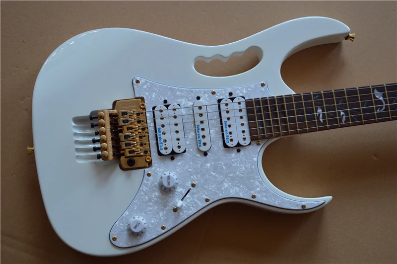 

2019 New Factory + + white electric guitar all gold hardware tree of life 21 to 24 inlays redhead frets OEM Electric Guitar