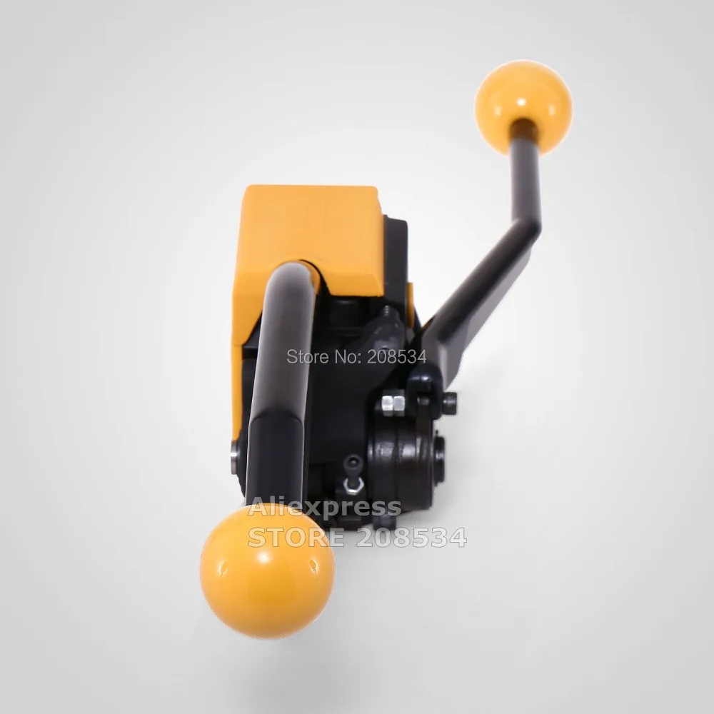 

Lowest factory Price A333 Portable Manual Seal free Steel Strapping Tool without Seals Steel Banding Machine For 13-19mm