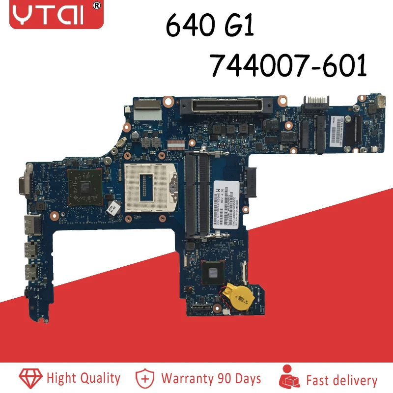 

640 G1 motherboard 744010-601 para HP para ProBook 640 G1 650 G1 laptop motherboard QM87 PGA947 6050A2566402-MB-A03