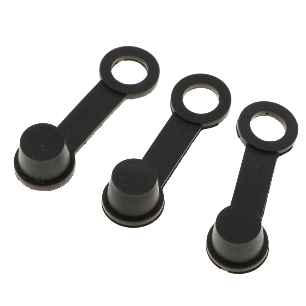 

30x Brake Bleeder Rubber Valve Screw Grease Zerk Fitting Cap Universal Black