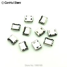 50 шт./лот Micro USB гнездо 5pin SMD Короткая игла медная оболочка порт для передачи данных зарядный порт MK5P мини Usb разъем