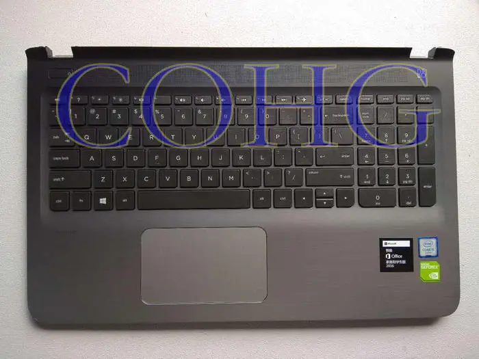 Ноутбук Упор для рук Топ чехол для hp Pavilion 15-ab 15AB 15-ab065tx ab297TX США клавиатура верхняя крышка с Touc hp ad 809031- 001