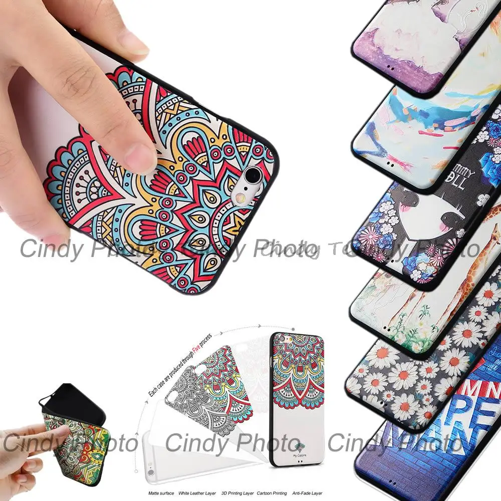 Для Oppo R9 Плюс 3D Черная Мягкая Обложка Силиконовый Чехол гель Резина Матовая iPhone5