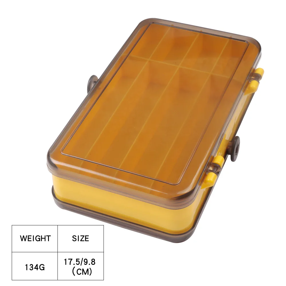 Fishing Lure Box Double Sided Tackle Box Multifunctional Fishing Box Accessories Box Minnows Bait Fishing Tackle Container