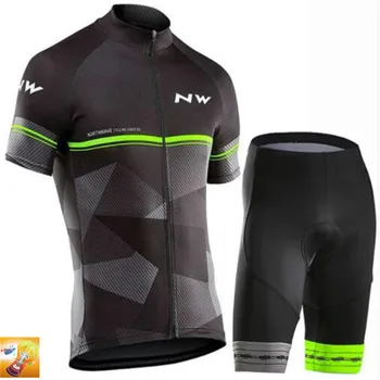 

2019 Pro Team Summer NW Cycling Jersey Set Ropa Ciclismo Hombre Clothing 9D Bib Shorts Breathable Cycling Sets Bike Maillot