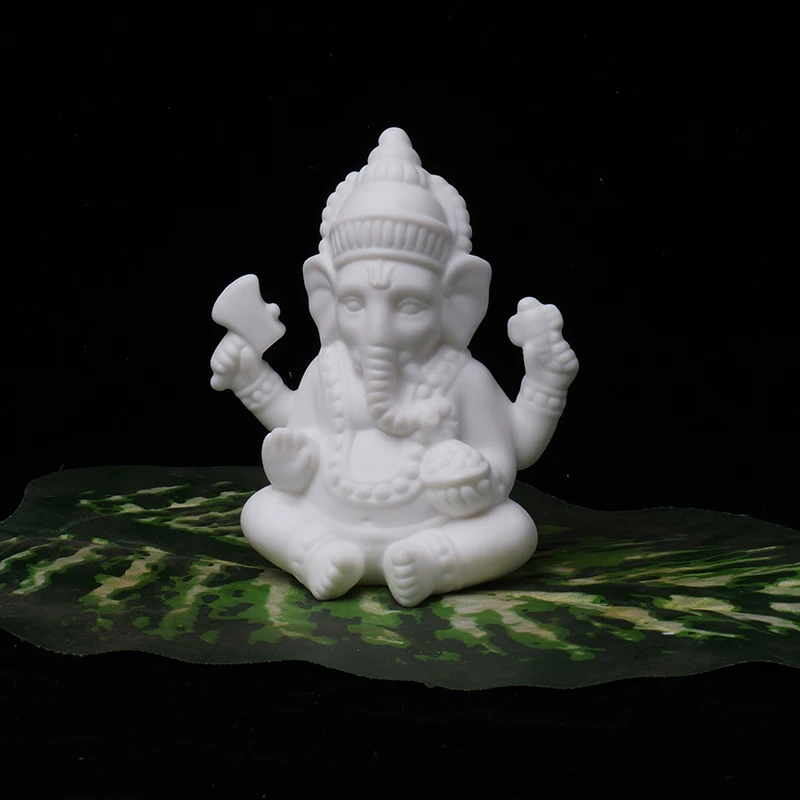Декор для дома Ganesha статуэтки Будды керамическое украшение фиолетовый песок