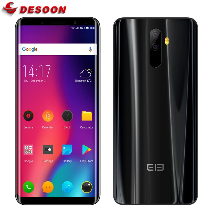 

Elephone U MT6763 Octa Core Cell Phone 5.99 Inch Android 7.1 Smartphone 6GB RAM 128GB ROM 13MP Dual Rear Cam 4G LTE mobile Phone