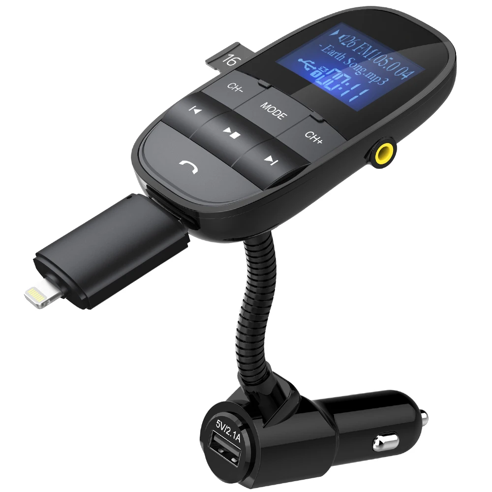 bilder für Nulaxy KM20 USB Car Charger Für Handy Freihändiger Drahtloser Bluetooth FM Transmitter Auto Mp3-player Unterstützung-Stick Tf-karte bilder für Nulaxy KM20 USB Car Charger Für Handy Freihändiger Drahtloser Bluetooth FM Transmitter Auto Mp3-player Unterstützung-Stick Tf-karte