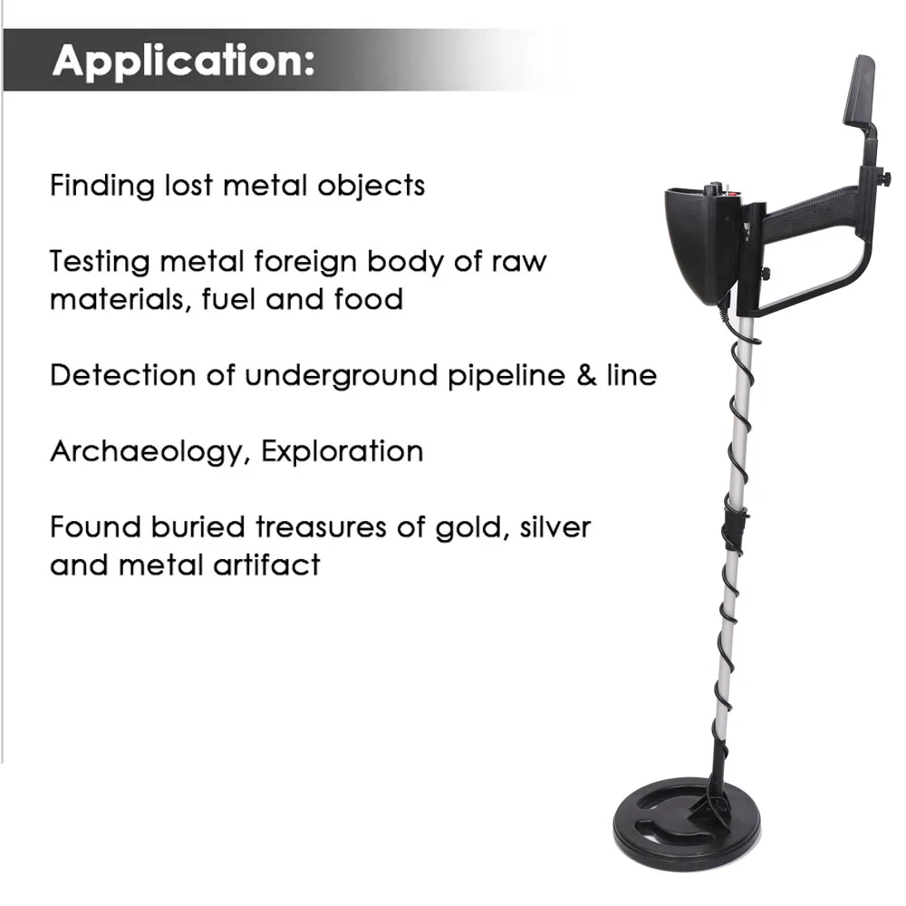 

High Sensitivity Underground Metal Detector MD-4040 Portable Easy Installation Gold Detectors Pointer Display Treasure Hunting