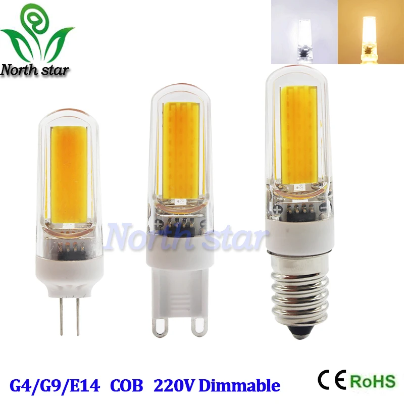 

Mini G4 G9 E14 LED Lamp COB LED Bulb 3W 6W 9W DC/AC 12V 220V LED Light 360 Beam Angle Chandelier Lights Replace Halogen Lamps