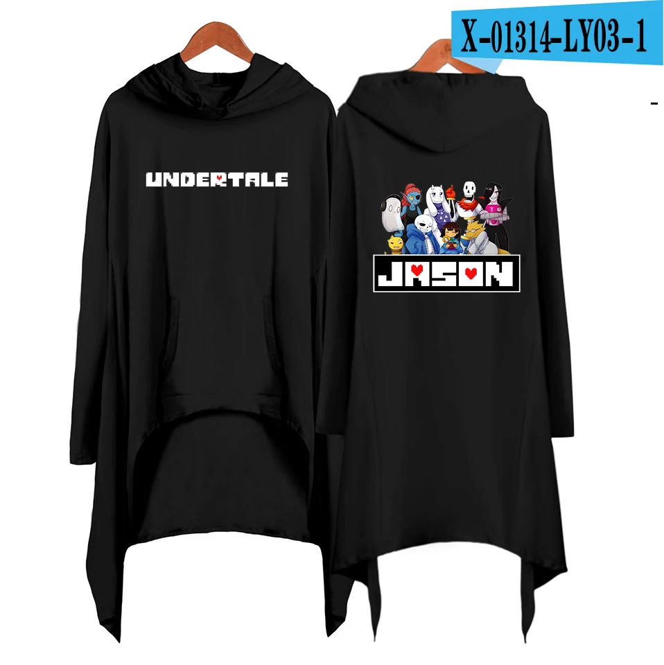 Undertale Kpop хипстер женские осенние хип хоп повседневные Модные толстовки уличная одежда с длинным рукавом платья - Цвет: Многоцветный