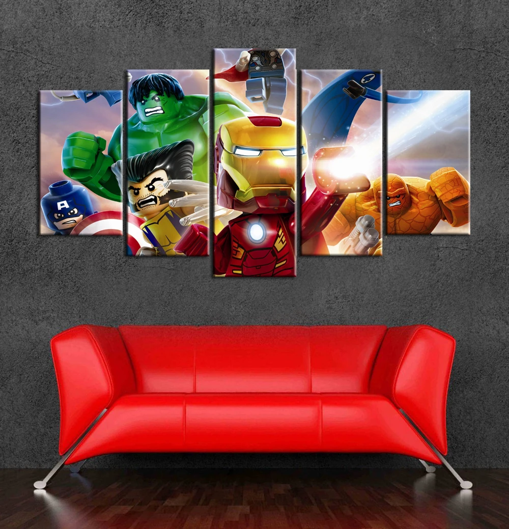 Online Buy Wholesale superhero canvas art from China