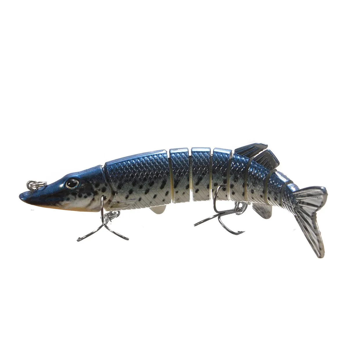 

CAMTOA 12.5cm 5" 20g Multi-jointed Pike Muskie Fishing Lure Lifelike Hard bait Crankbait Treble Hook Tackle