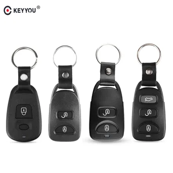 

KEYYOU 1 2/2+1/3+1 Buttons Replacement Keyless Entry Remote Key Fob 3/4 Button for Hyundai for Kia Carens