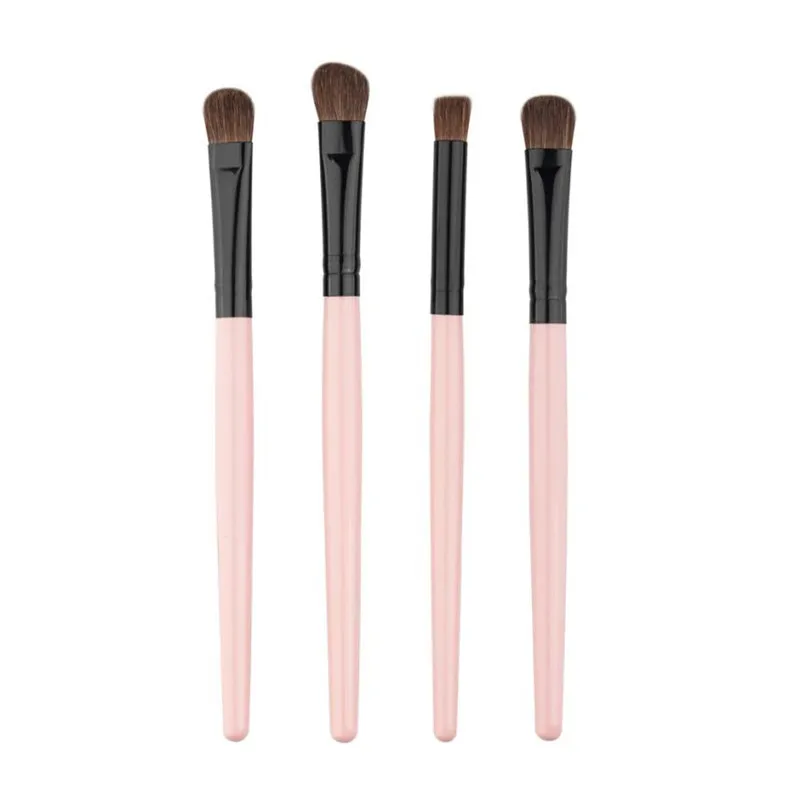 High Quality 4Pcs/set Pro Eye Brushes Set Cosmetic Eyebrow Eyeshadow