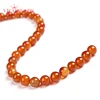 Natural Stone Carnelian Round Beads Red Agat 4 6 8 10 12MM Charm Bracelet Necklace Handicraft Diy Beads for Jewelry Making DIY ► Photo 2/2