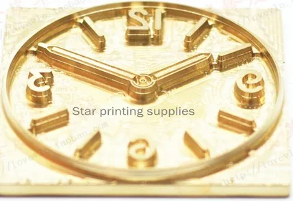 

1 unit Hot stamping die mould , Debossing copper mold 1pc 5x7cm