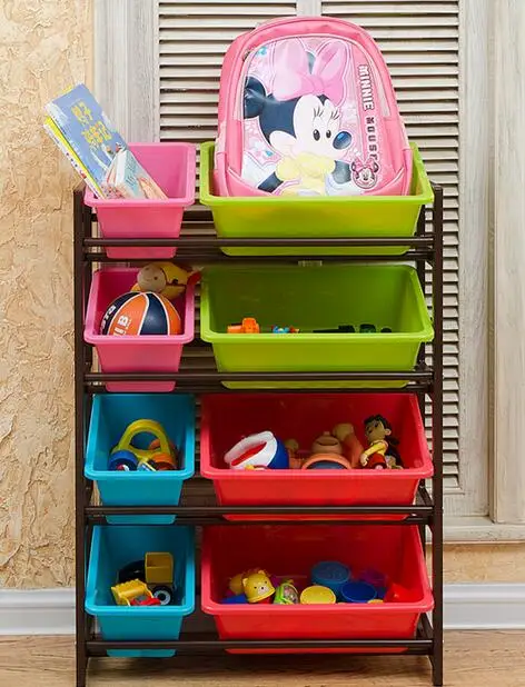 Children S Toys Finishing Rack Storage Shelving Children S Toys Finishing Rack Storage Shelving Baby Nursery Toy Shelf Box In Bo Bins From Home Garden On