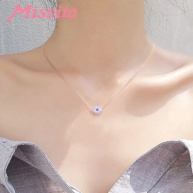 Женское романтическое колье MISSITA с надписью MOM Love Heart модное ювелирное изделие