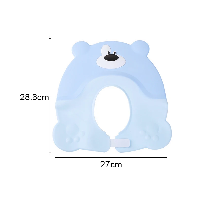 Детский шампунь с силиконом, защита для младенцев, защита для мытья волос, козырек для купания, шапка с мультяшным медведем, регулируемый детский душ, Capfor для детей