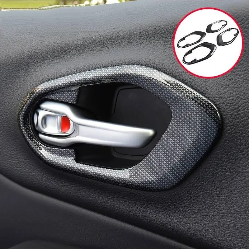 

Auto Modified Chromium Button Ignition Interior Fashion Accessories Accessory Bright Sequins Trim 16 17 18 19 FOR JEEP Cherokee