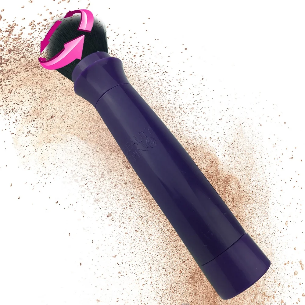 Вращающаяся кисть Beauty Spin 360 для макияжа улучшенное покрытие набор кистей с