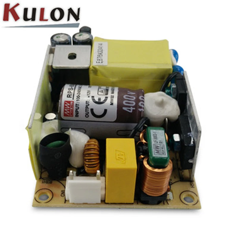 Meanwell RPS 65 AC/DC одиночный выход зеленый PCB тип медицинский источник питания Вт 3 В/10A 5