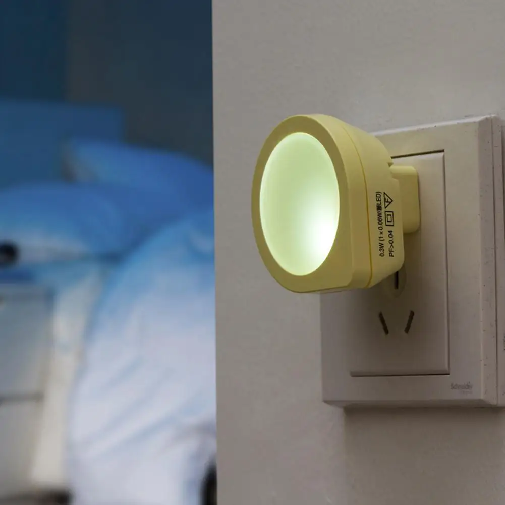 SOLLED Cute Q type LED energy saving bedside socket intelligent light