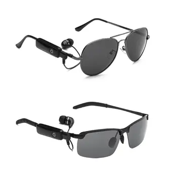 

New Smart Bluetooth Glasses Blue-tooth Headset 4.1 Stereo Personality Polarized Sunglasses Support Music Calls
