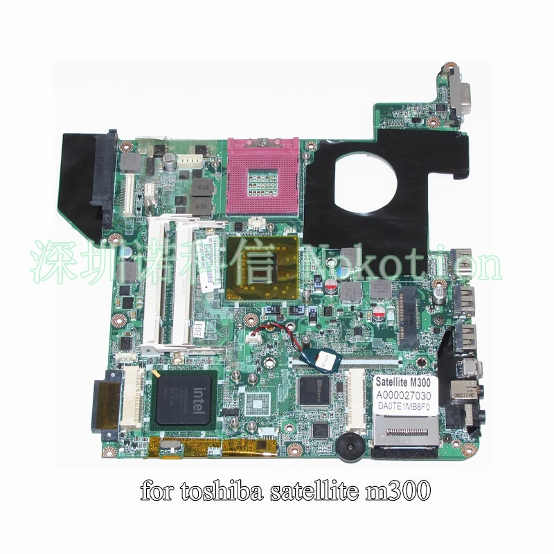A000027030 DA0TE1MB8F0 для toshiba satellite M300 M305 материнская плата ноутбука GL960 DDR2 без