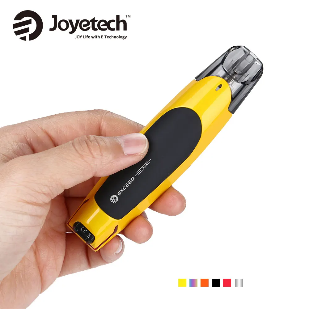 

Original Joyetech Exceed Edge Starter Kit W/ Built-in 650mAh Battery & 2ml Cartridge & Changeable Coil System E-cig Vape Kit