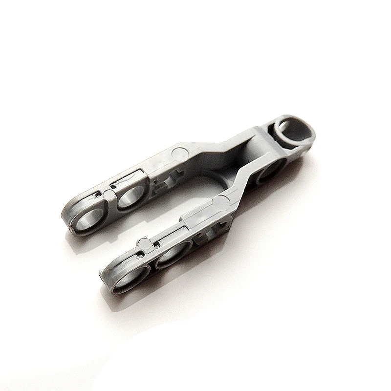 12Pcs/Lot Parts Technic Steering Arm 5.5 x 2 with Towball Socket Rounded, Chamfered DIY Blocks Mechanical DIY MOC Parts set Toys
