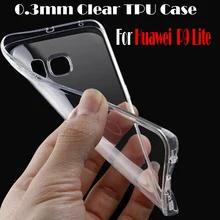 50 шт. для Huawei P9 Lite TPU чехол 0,3 мм ультра тонкий P9 мини TPU crystal прозрачный чехол из ТПУ
