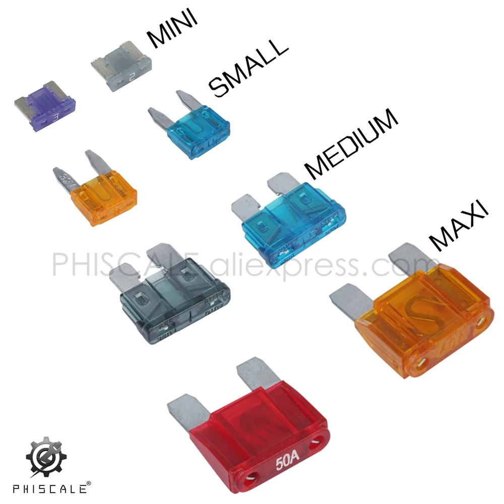 Автомобильный предохранитель PHISCALE 32 В 1 100A LP MINI/Small(ATM)/Medium(ATO ATC)/MAXI Blade