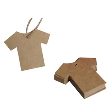 100 шт одежда Крафт бумажная бирка для подарка, Свадебная вечеринка Дисконтная бирка, Подарочная бирка с объемом 50 м веревка ремесло и ценник этикетка