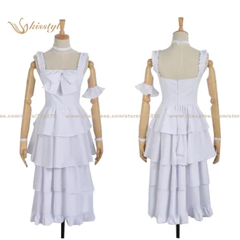 

Kisstyle Fashion Puella Magi Madoka Magica Kaname Madoka White Dress Uniform COS Clothing Cosplay Costume,Customized Accepted