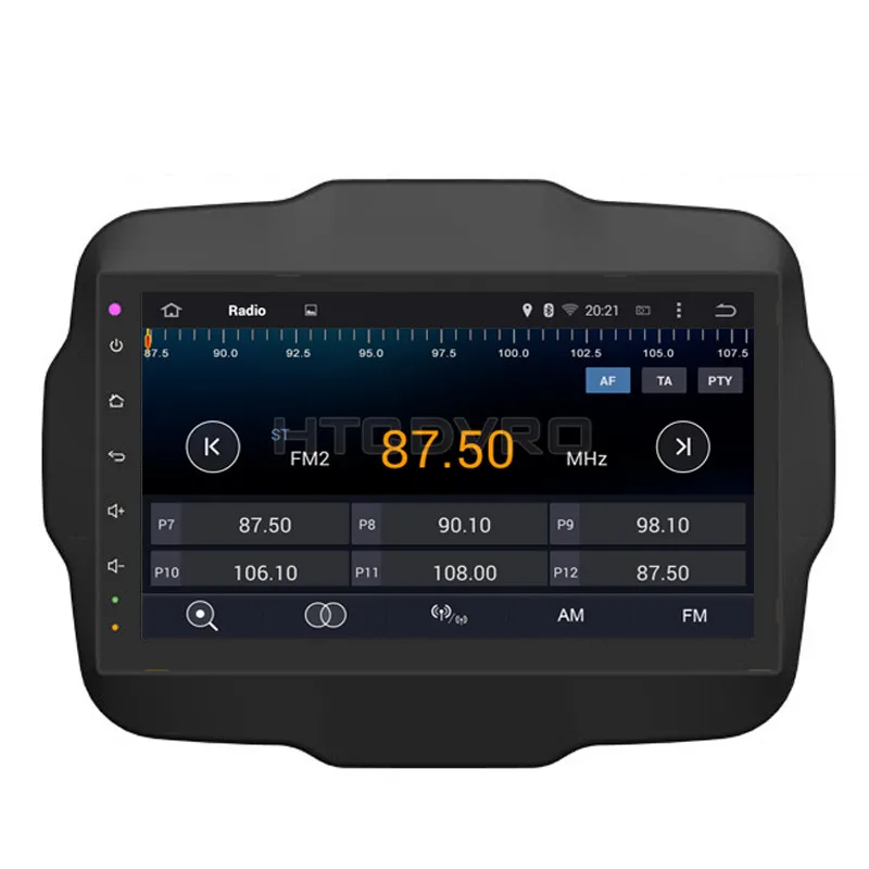 Sale YMODVHT 10.1inch Octa Core 4GB+32GB Android 9.0 Car DVD Player for Jeep Renegade 2015- Radio Stereo GPS Navigation 5