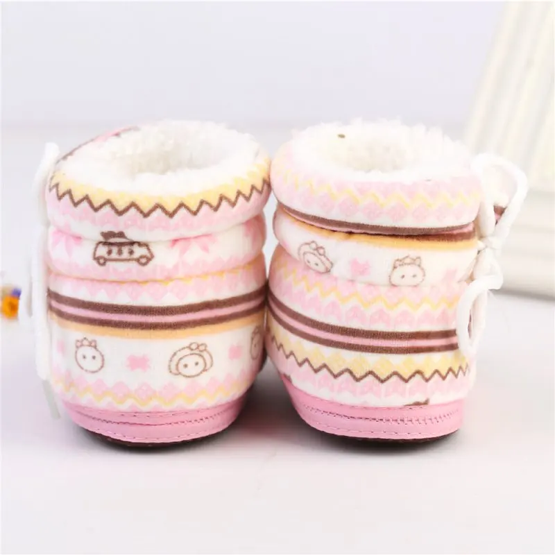 Lovely Winter Warm Baby Shoes Cotton Padded Infant Toddler Baby Boys Girls Boots Soft Newborn Bebe Boot