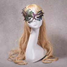 

Halloween Lovely Colorful Ladies Sexy Lace Masquerade Mask for Carnival Halloween Prom Half Face Bauta Ball Party Masks