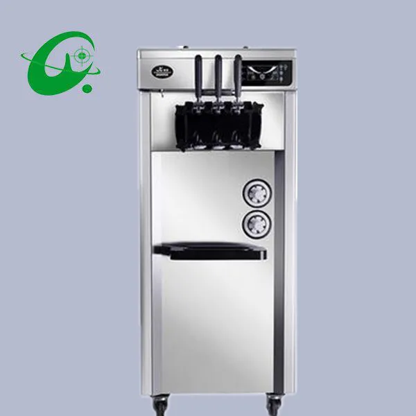 16 22L H Commercial Soft Ice Cream Making Maker Rainbow Vertical soft ice cream machine with