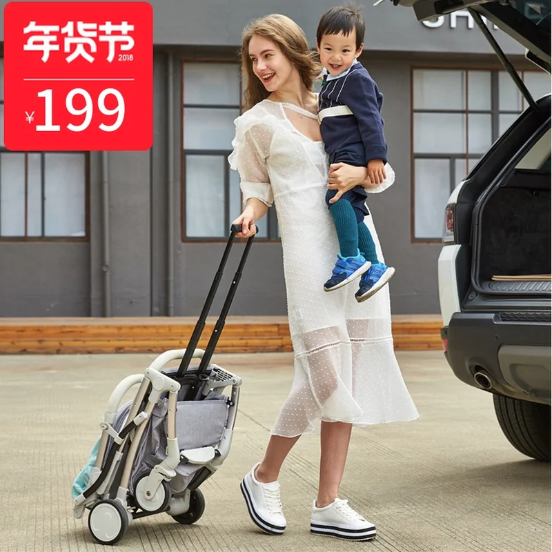 Baby Stroller Trolley Stroller Is Ultra-light and Can Be Seated and Can Be Lightly Folded Umbrella Stroller Baby Stroller Trolley Stroller Is Ultra-light and Can Be Seated and Can Be Lightly Folded Umbrella Stroller