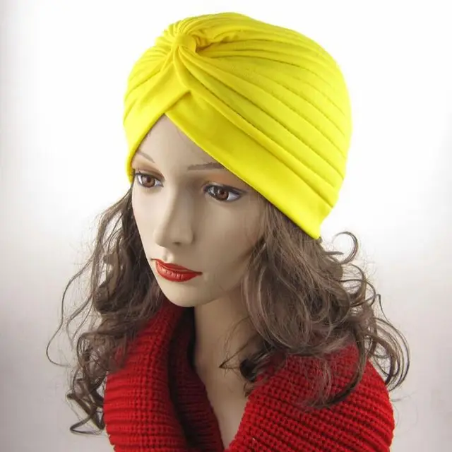 Buy Indian Style Women Stretchy Hat Turban Head Wrap