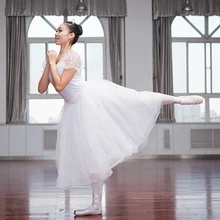 Профессиональный Балетный костюм с юбкой-пачкой «Лебединое озеро», балетная юбка для взрослых, пышная белая классическая балетная юбка, платье, балетный костюм