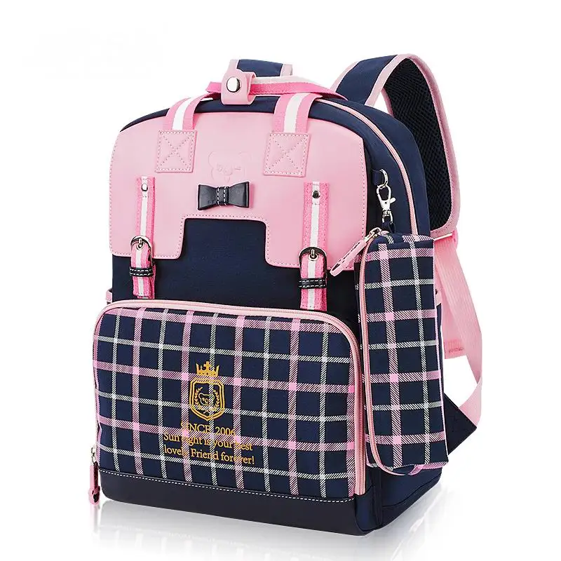 Cute Girls font b backpacks b font school font b backpack b font children orthopedic school