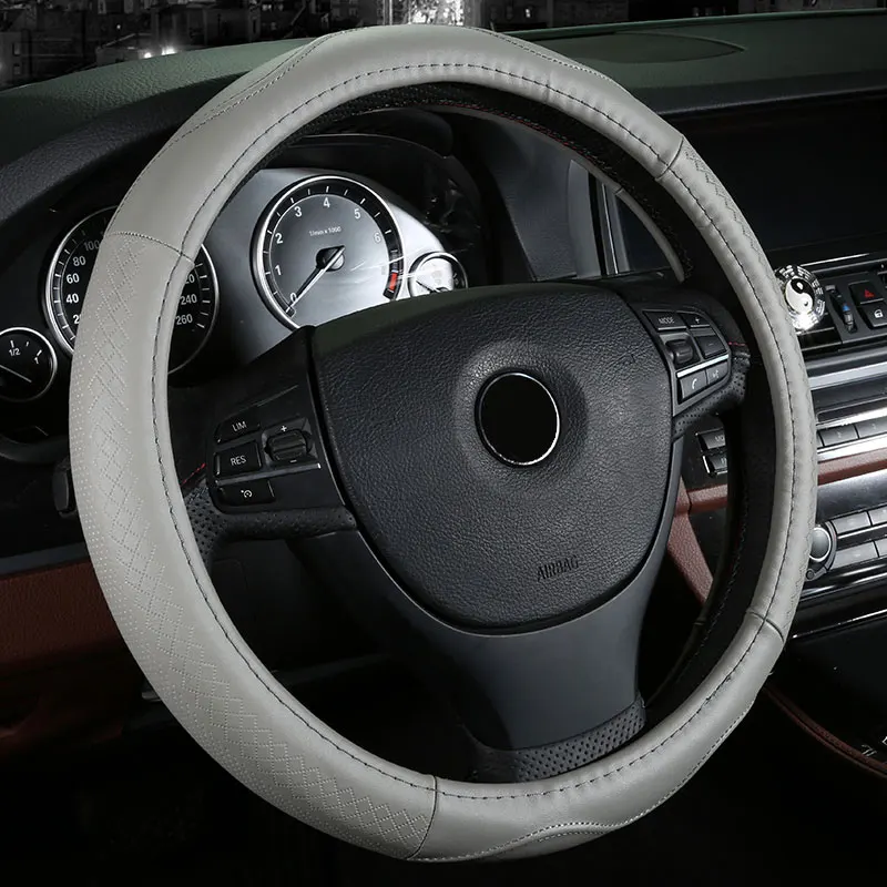 Чехол из натуральной кожи для рулевого колеса автомобиля, автомобильные аксессуары для chevrolet optra sonic tracker trailblazer Cruze Captiva cobalt