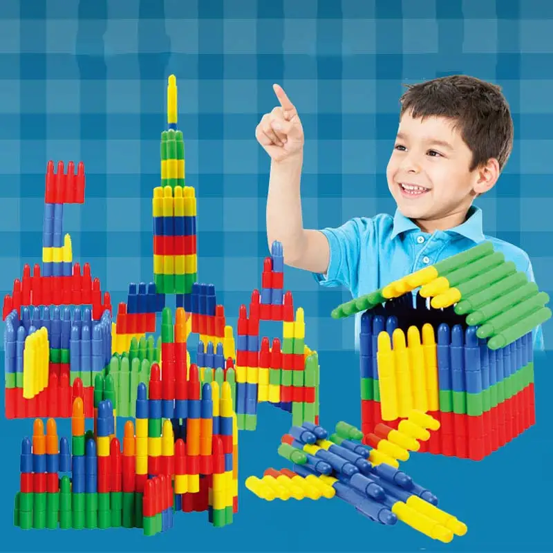 Дети малыш детские строительные блоки кирпичи обучения игрушки развивающие ABS Пластик BM88