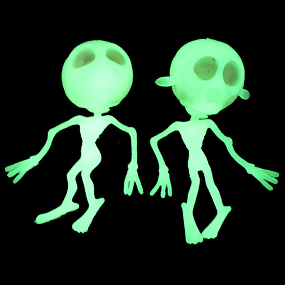 

Artificial Fake Aliens Toys Realistic Creative Simulation Tricks Toys Glowing Toys Stress Release for Halloween Party Costume