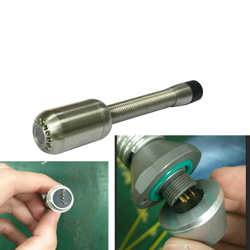 

29mm Self-balance Pipe Drain Sewer Inspection Camera Head Replacement 29mm Self Balance Camera Head With Adapter Cable