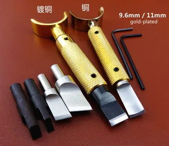

Leathe Craft Adjustable Swivel Carving Knife Cutter Replace Blade Tool Set Stamping Knife Cutter Punch Chisel Edger Creaser Awl
