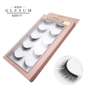 

Glesum Promotion New Long 3D Lashes Extra Length Eyelashes Volumn Eyelashes Strip Thick False Eyelash Sample